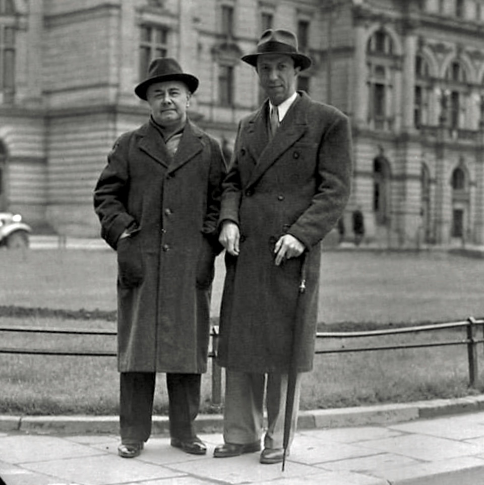 Hofmann and Munz in Krakow, 1938. Photo: NAC
